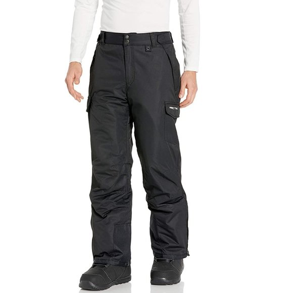 NWT ArctiX Men's Insulated Cargo Ski Snowboard Snow Pants Size XL Black $75 N47 - Picture 1 of 5